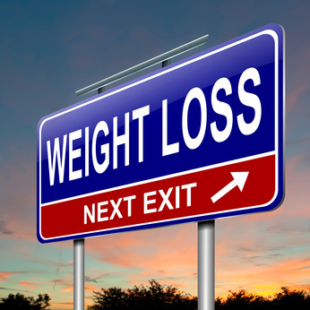 Weight Loss Exit Sign